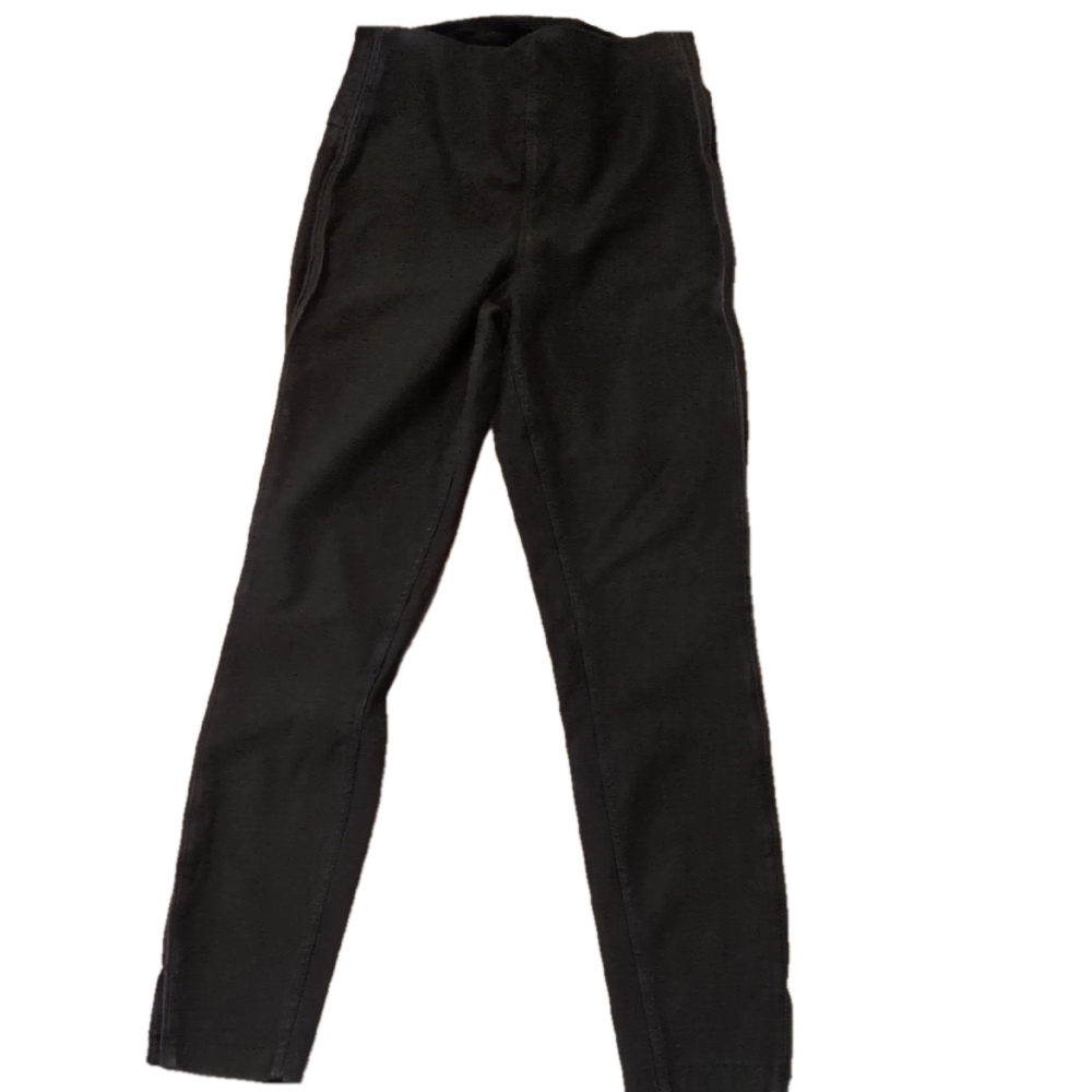 Lysse Black Denim Pull On Leggings Size XS